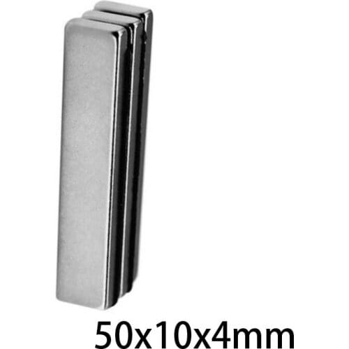 2~50PCS 50x10x4 mm Search Major Quadrate Magnet 50mm*10mm Powerful Magnets 50x10x4mm Strong Block Neodymium Magnets 50*10*4 mm