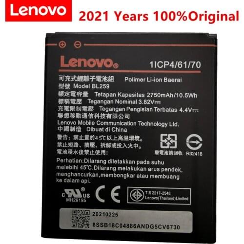 2020 100% Tested New 3.82V 2750mAh BL259 For Lenovo Vibe K5 / K5 Plus / A6020 A6020A40 A6020A46 Battery