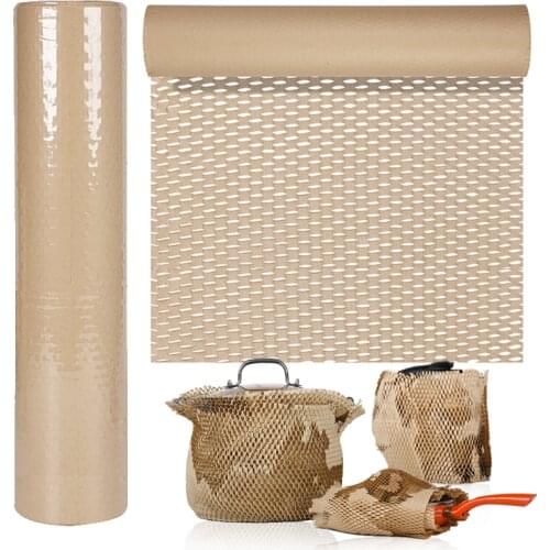 40CM Kraft Wrapping Paper Honeycomb Paper Handmade Decorative Gift Packing Material Wedding Birthday Party Household Packaging