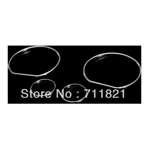 Car Styling Chrome Dash Gauge Ring Set For Volkswagen For VW Polo 6N