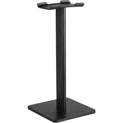 Black Multi-function Headphone Desktop Stand Simple Display Earphones Holder PC Monitor Wall Hook Desktop Mount Earphones Stand