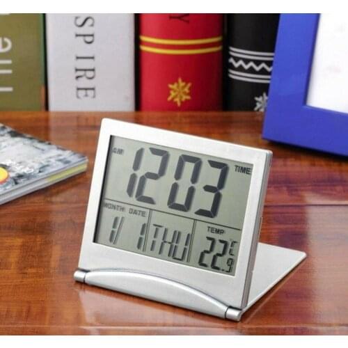 Digital LED Display Alarm Clock with Temperature Weather Calendar Bedside Electronic Kids Clock LED Desktop Digital Clocks