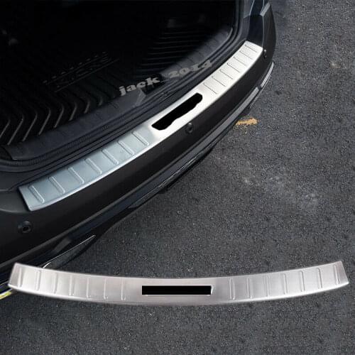 For Nissan Kicks 2016 17 2018 Rear Outer Trunk Boot Bumper Guard Protector Trim