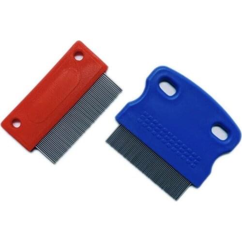 Dog Tear Stain Remover Combs For White Dogs- Comb Gently Removes Eye Mucus 2 Pac