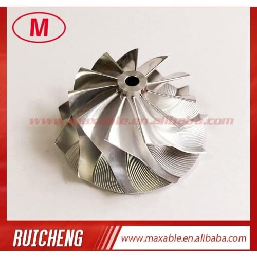 K04 43.30/56.08mm 11+0 blades high performance billet/milling/aluminum 2618 compressor wheel