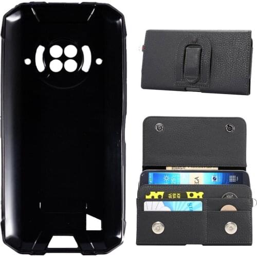 ITien TPU Silicone Protect Business Clip Leather Cover Phone Case For Doogee n30 S88 Plus S96 Pro Wallet Etui Skin