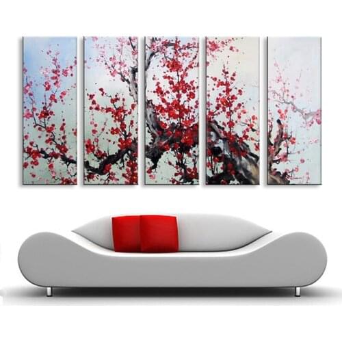 Oil painting Abstract oil painting hand painted flower oil painting living room bedroom restaurant use Decorative DY-082