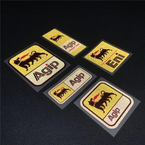 Car Stickers Motorcycle Oil Tank Body Side Box Helmet Decals Reflective for Agip
