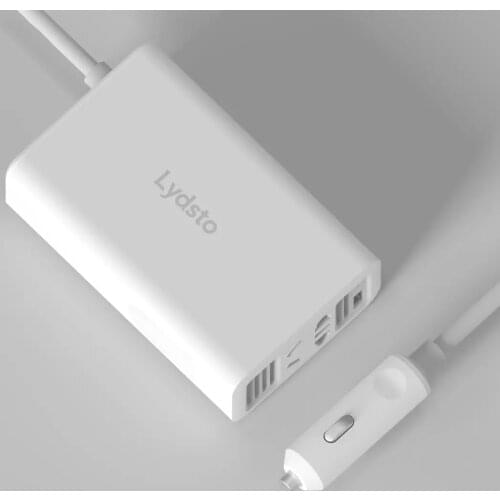 New Xiaomi Mijia Youpin Lydsto car inverter standard 12V to 220V 100W high power output five-hole socket