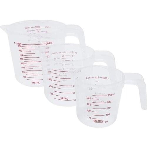 250/500/1000ML Plastic Measuring Cup Kitchen Tool Supplies High Quality Measuring Cup with Scale