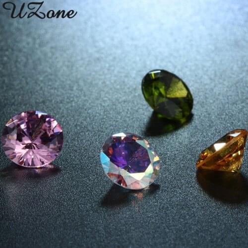 Charms 4 Colors AAAAA+ CZ Stone Beads Multicolor Glittering Cubic Zirconia Stone Accessories For Jewelry