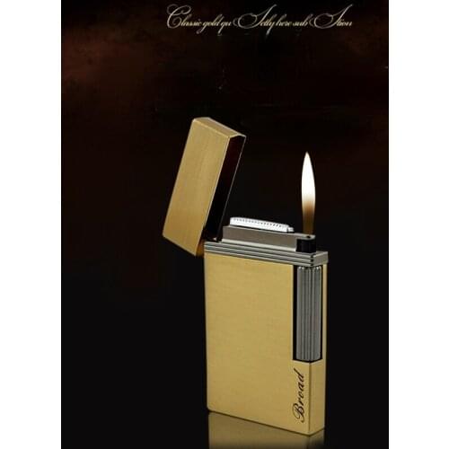 Simple Thin Steel Plate A Smooth Surface Classic Tone Wheel Broke Fire Lighters Smoking Accessories for Weed Gadgets for Men