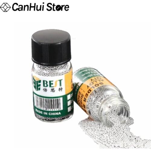 25000pcs/bottle 0.2-0.65mm BGA Reballing Balls Leaded For IC Chip Soldering Accessories Solder Ball Tin Material BST-505