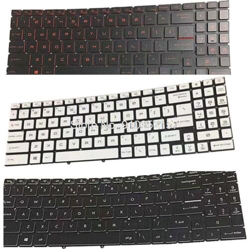 US GR FR TR UK RU LA BE RGB Backlit Keyboard For MSI GP76 Leopard 10UE 10UG 10UH GP76 Leopard 11UE 11UG 11UH 10UG-239FR MS-17K2