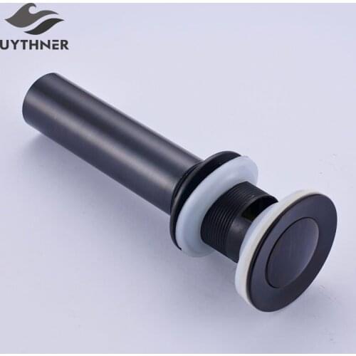 Uythner New Arrival Free Shipping ORB Vintage Basin Sink Pop Up Drain Vessel Strainer With Overflow