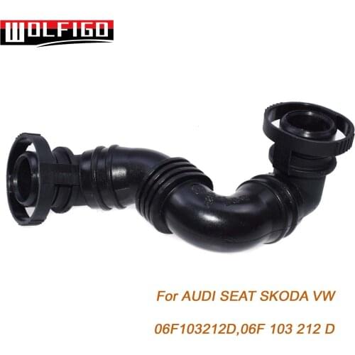 WOLFIGO New Crankcase breather Vent Hose For AUDI A3 SEAT Altea SKODA OCTAVIA II VW TOURAN Passat 116347 116 347, 06F103212D