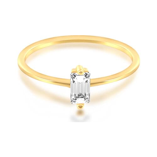 CANNER Tifang Zircon Ring 925 Sterling Silver Anillos Gold Rings For Women Luxury Fine Jewelry Wedding Rings Bague Bijoux