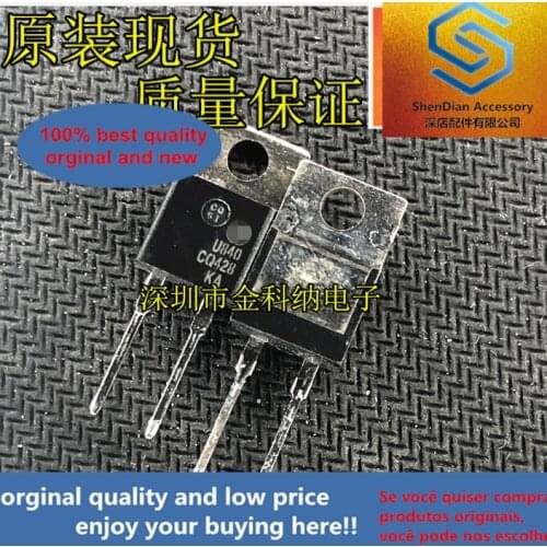 10pcs only orginal new MUR840G MUR840 fast recovery rectifier diode 400V 8A straight plug TO-220