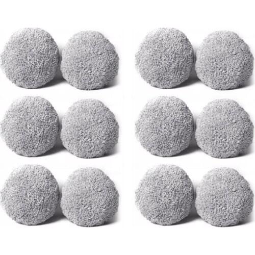 12Pcs Mop Cloth For Hobot 168 188 Mop Pro Window Cleaning Weeper Sweeping Cloth Robot Vacuum Cleaner Spare Parts