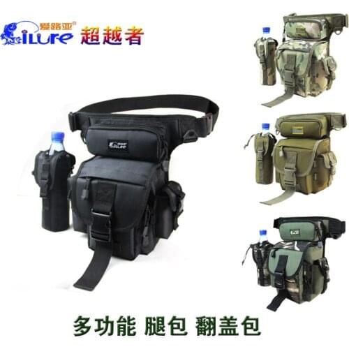 29*22*12CM iLure Fishing Bag Multi-Functions Waterproof Canvas Fishing Reel Lure Tackle Bag 4 Colors