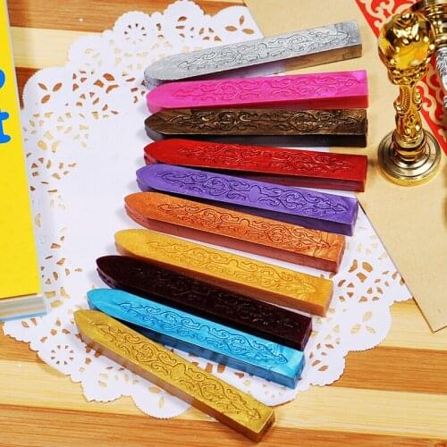 S3 WAX Stamp accessories 10 colors optional Retro seal wax strip special seal wax strips without core