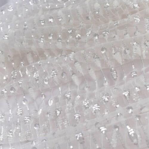 2021 velvet lace fabric high quality african french lace fabric beads with sequins african french lace for sewging