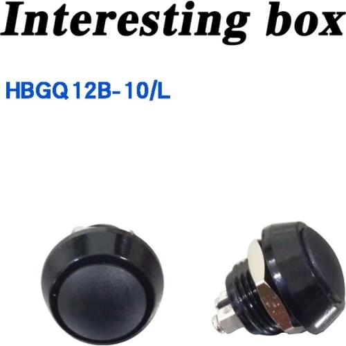 Free shipping for customers (do not shoot): HBGQ12B-10/L/Aluminum black, whole black DIY handmade accessories