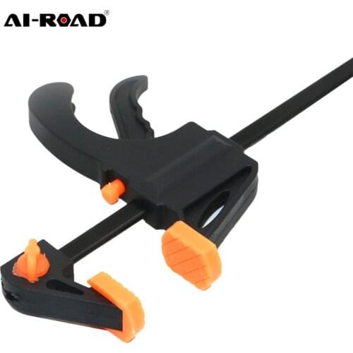 Woodworking Clip DIY Carpentry Quick Release Bar Clamp Practical 4 inch Plastic Woodworking Bar F Clamp Clamping Device