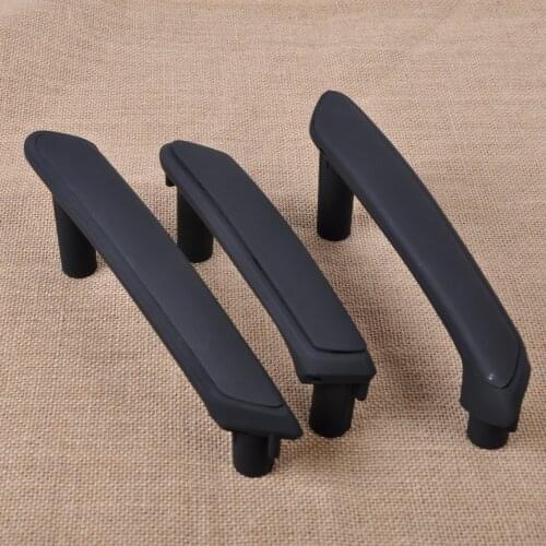 CITALL 3pcs LHD Interior Door Pull Grab Handle With Trim Cover For VW Passat B5 1998 - 2000 2001 2002 2003 2004 2005 3B4867372