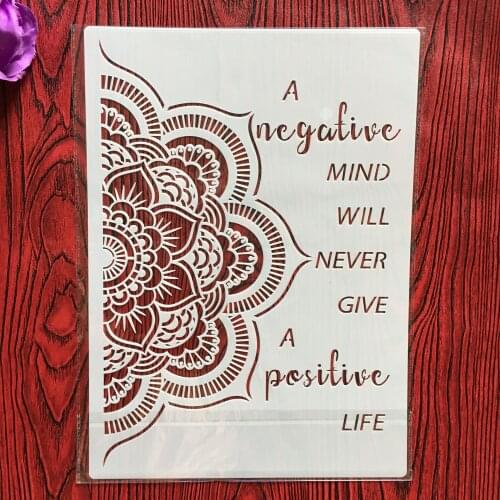 CraftArtGo DIY flower Stencils Painting Scrapbook Coloring Cake decorating sugar powder sieve printing mold printing table