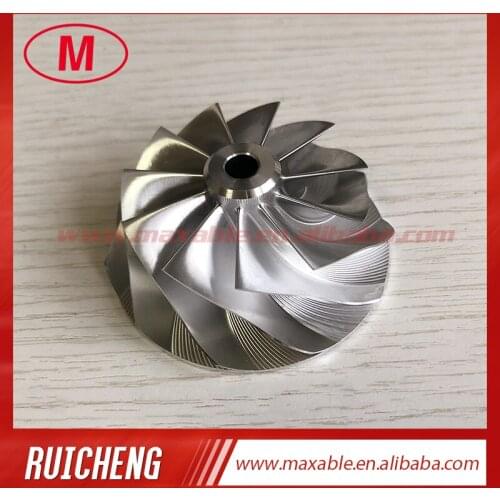 CT26 50.00/62.00mm 11+0 Blades turbo aluminum 2618/milling/billet compressor wheel