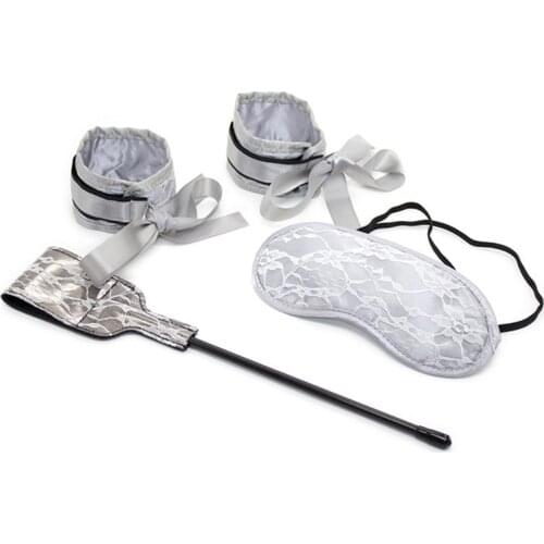 Hot Babydoll Sexy Lingerie Toy Erotic Lingerie Porn Lace Mask Blindfolded Patch+Sex Handcuffs Fetish Erotic Costumes Play