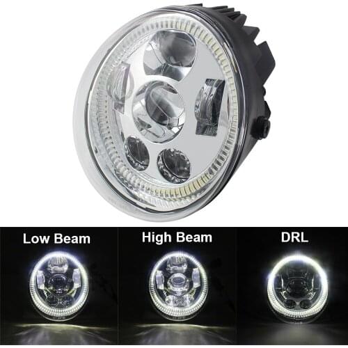 Motorcycle V Rod Headlight Assembly for VROD VRSCF VRSC VRSCR 2002-2017 Led Lights DRL Halo 60W Daytime Running Light