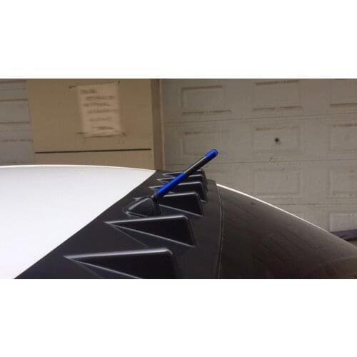 Carbon Fiber Red blue black Radio fm Car Antenna Aerial For Mitsubishi Lancer 9 10 EX ASX GT RAR Outlander Evolution Pajero