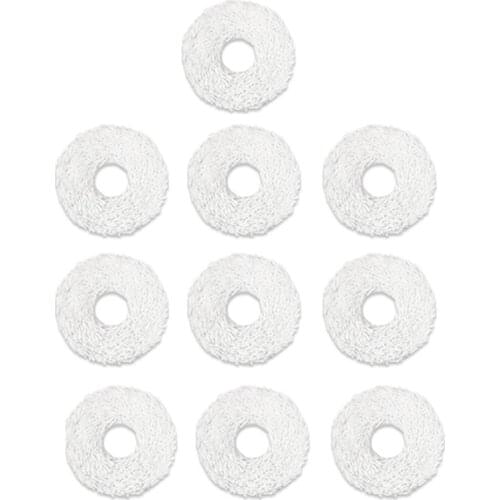 HOT!-10Pcs for Ecovacs Deebot N9+ Robot Vacuum Cleaner Steam Mop Cloth Mopping Machine Replacement Accessories Parts