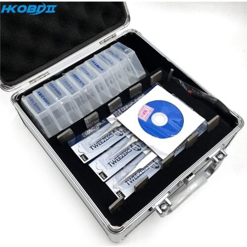 HKOBDII Honest 10 Kinds Auto Locksmith Tools Car Key Moulds for Key Profile Duplicating Moulding Tool Set