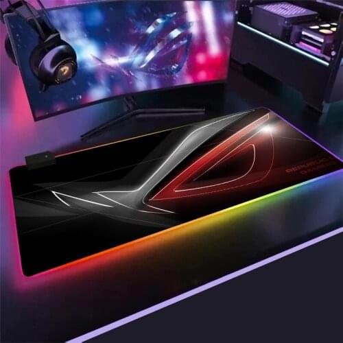 2021 RGB Asus Gaming Mousepad Game Slipmat RGB Led Setup Gamer Decoration Cool Glowing keyboard mouse pad laptop mouse pad mat