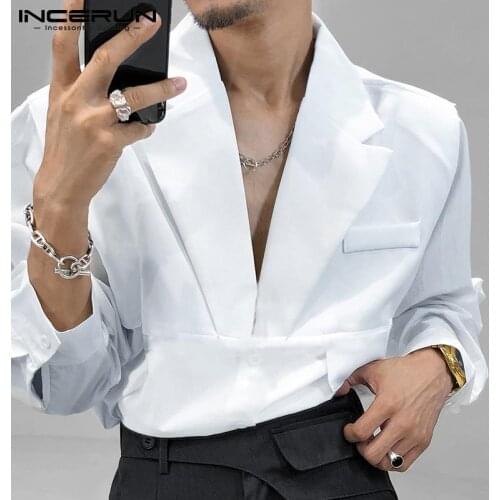 Mens Casual Shirts INCERUN China