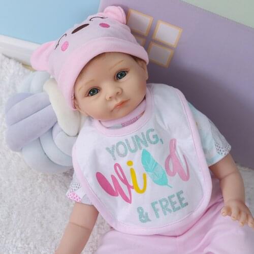 NPK 55CM reborn baby doll real soft touch collectible high quality art doll