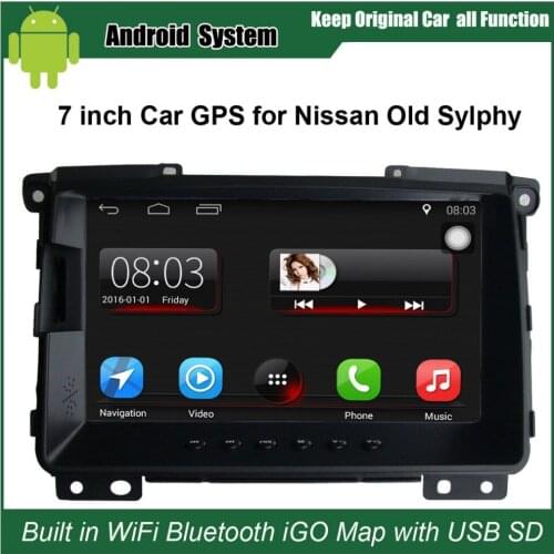 Upgraded Original Car Radio Player Suit to Nissan Sylphy (2009 before) Car Video Player Built in WiFi GPS Navigation Bluetooth