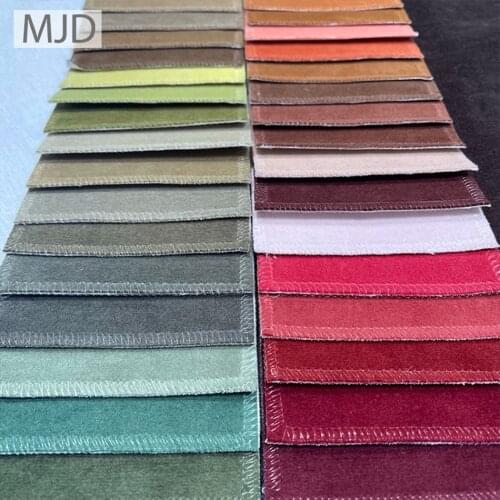 Solid Fabric Upholstery Textile Colorful For Home Decoration Sofa Pillow Curtain DIY Material