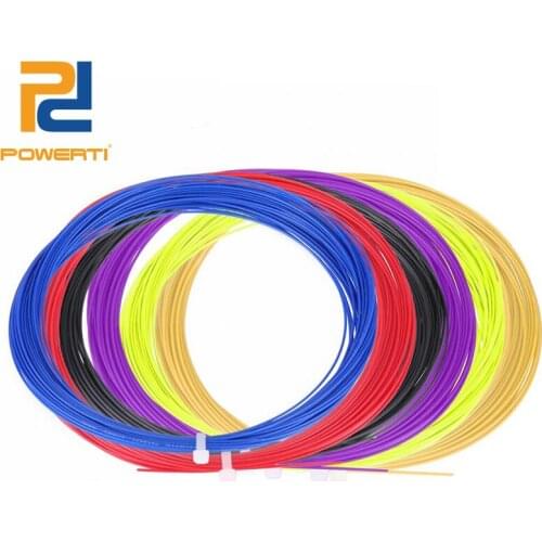 POWERTI 20pcs/lot 0.7mm Badminton Racket String BX95 Gym Training Racquet String