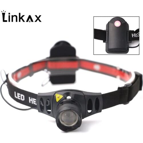 Q5 1000LM 4 Modes LED Headlight Headlamp Zoomable Focus Head Lamp Torch Flashlight Camping Spotlight Lantern For Hunting,Use AAA
