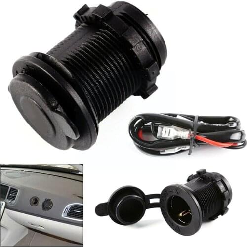 12V Car Cigarette Lighter USB Socket Power Outlet Socket Accessories Car Receptacle For Auto Boat Motorcycle Y2N7