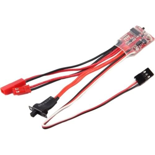 RC ESC 20A Brushed Motor Speed Controller 1/16 1/18 for Climbing RC Car Ship Tank Mini 4Wd WPL Car