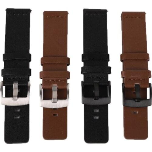 Fashion Men Leather Watch Band Sport Diver Waterproof Strap Replacement Watchband 18mm 20mm 22mm 24mm