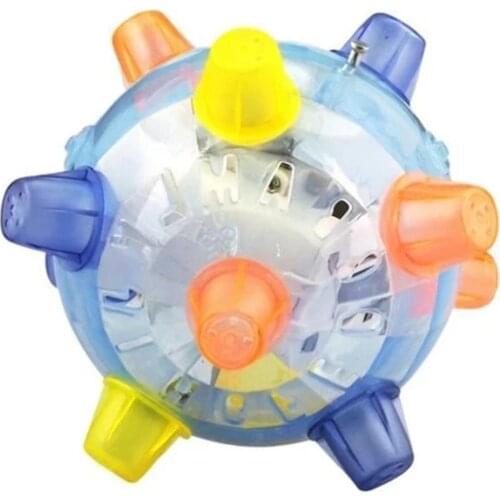 Dog Jump Action Ball Fun Dancing Ball Pet Glowing Jump Ball Toy practical durable portable Pets toy balls