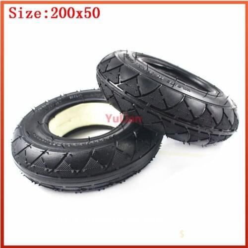 200x50 tire include solid/foam filled and tube and tyre include For Electic Scooter Motorcycle ATV Moped Parts