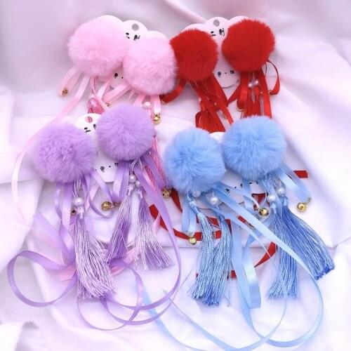WYINYA 2020 winter new year new year childrens hairpin female baby new year headdress Hanfu Tang assembly head lace clip