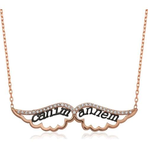 Tevuli 925 Sterling Silver Angel Dear Mom Lady Necklace